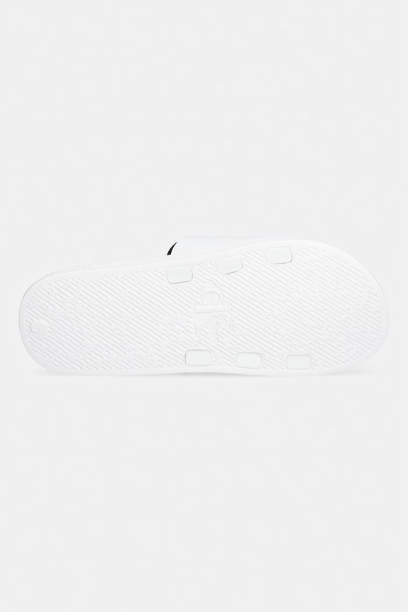 Calvin Klein klapki męskie ESS SLIDE RUBBER NEOPRENE HM0HM02229 biały