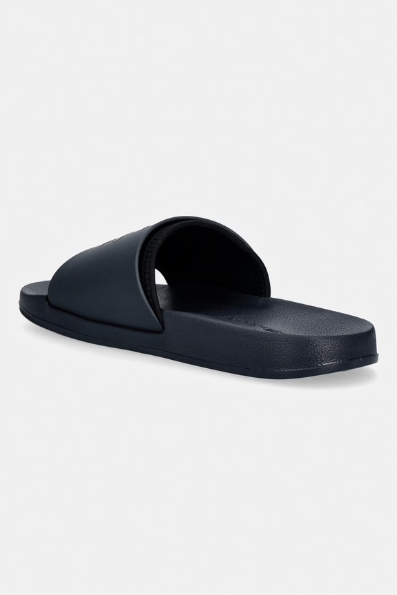 Obuwie Calvin Klein klapki męskie ESS SLIDE RUBBER NEOPRENE HM0HM02229 granatowy