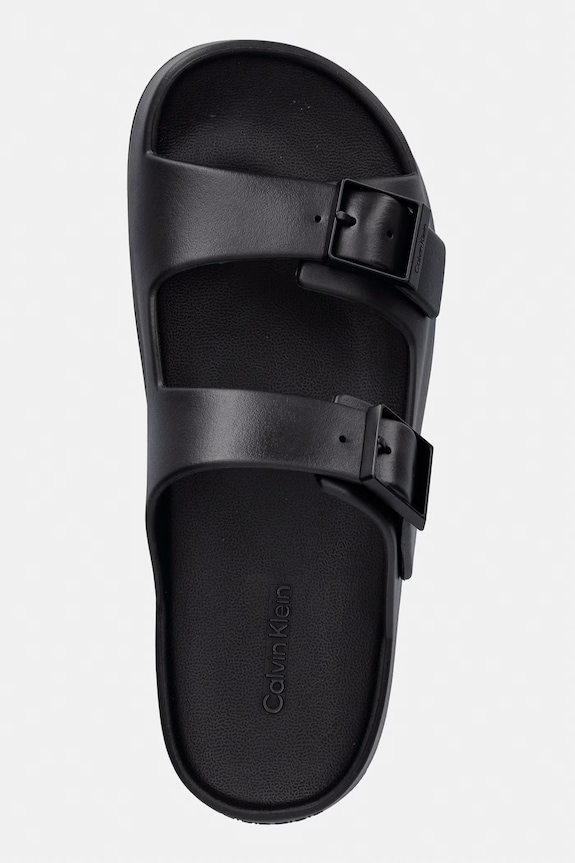 Calvin Klein pantofle pánské ERGON EVA DOUBLE BAR SANDAL černá HM0HM02116