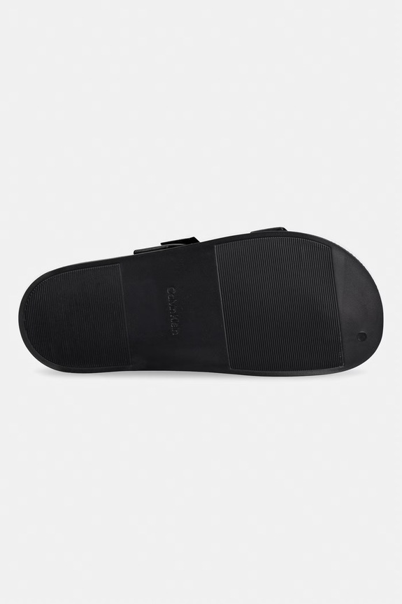 Calvin Klein pantofle pánské ERGON EVA DOUBLE BAR SANDAL HM0HM02116 černá