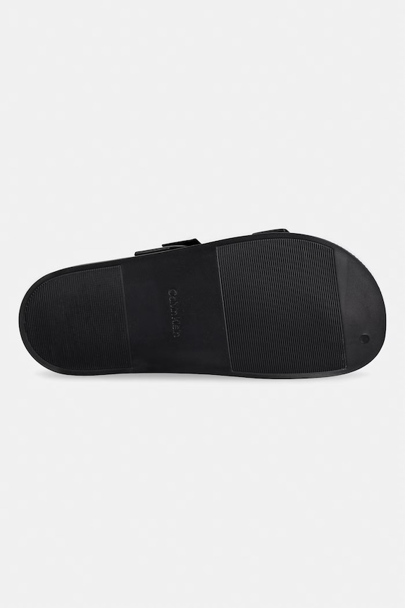 Calvin Klein pantofle pánské ERGON EVA DOUBLE BAR SANDAL HM0HM02116 černá