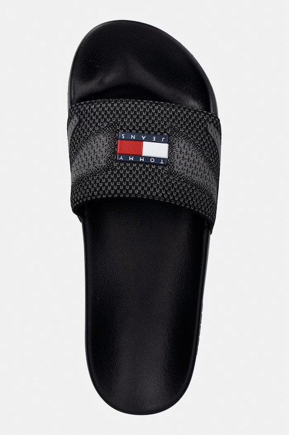 Tommy Jeans šľapky pánske TJM SUMMER SANDAL 26 čierna EM0EM01697