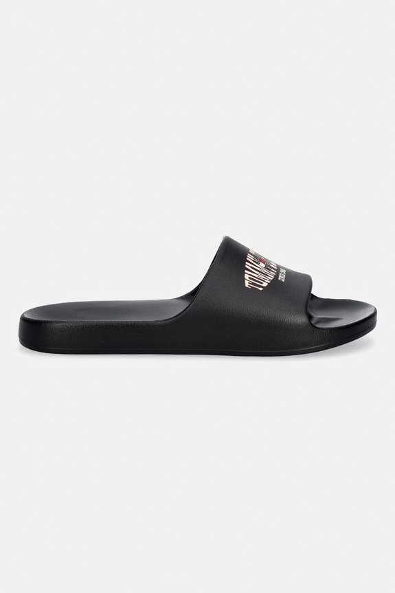 Tommy Jeans klapki basenowe męskie TJM INJECTED SANDAL EM0EM01700 czarny SS26