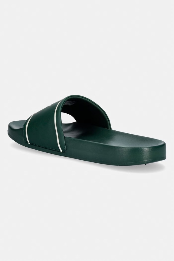 Obuwie Tommy Jeans klapki basenowe męskie TJM SUMMER SANDAL 26.2 EM0EM01723 zielony