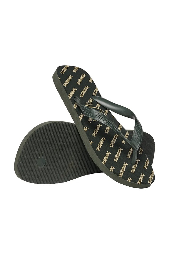 Παντόφλες Havaianas TOP LOGOMANIA ESSENTIAL BALLET πράσινο 4149891.4896
