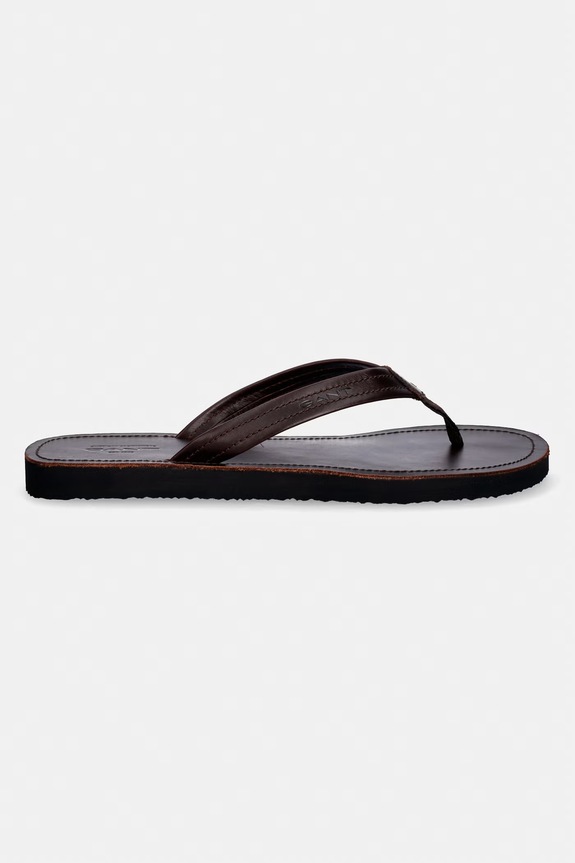 Gant šľapky pánske kožené Brodale 32601264.G46 hnedá SS26