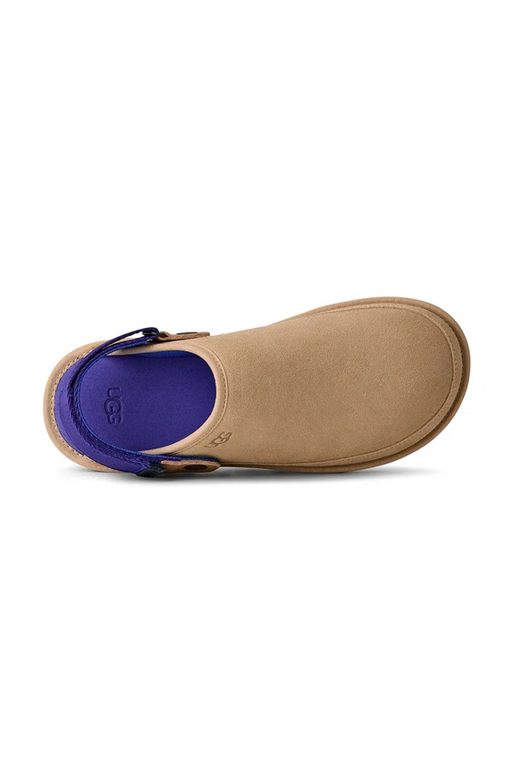 UGG klapki zamszowe M Goldencoast Clog II 1166915.SDRG beżowy