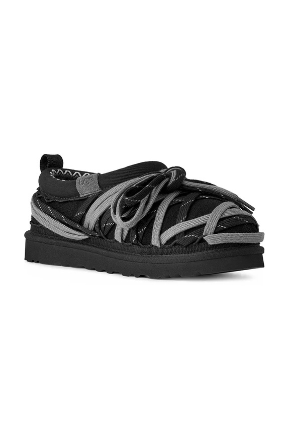 UGG velúr papucs M Tasman Lace 1175054.BLK fekete SS26
