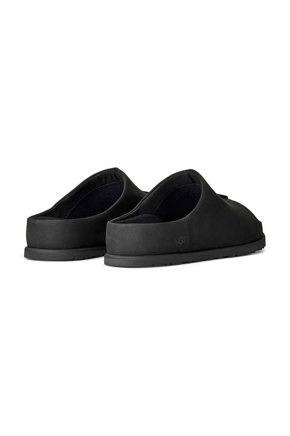 Obuća Natikače od nubuk kože UGG M Otzo Slide 1177351.BLK crna