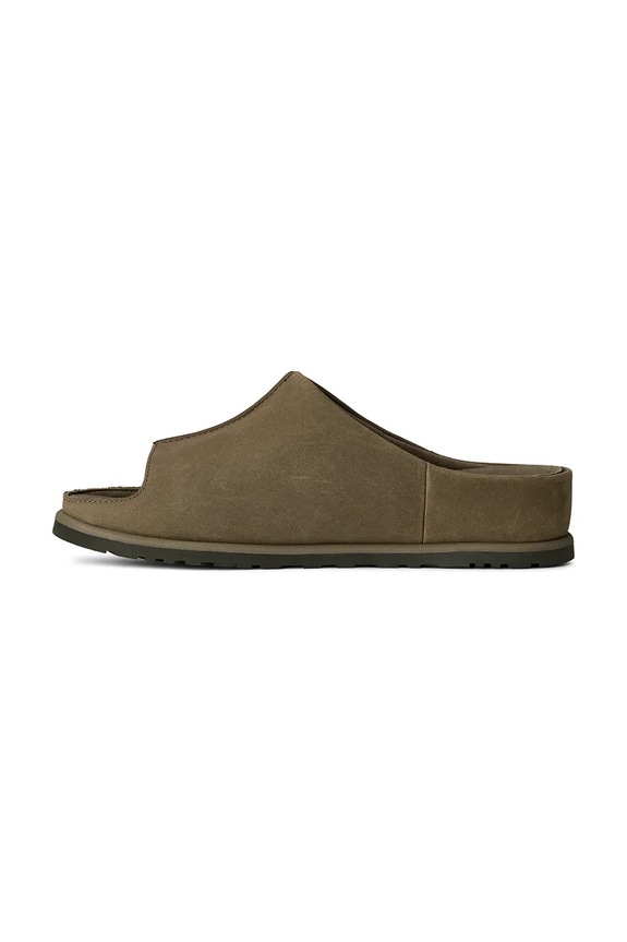 Natikače od nubuk kože UGG M Otzo Slide zelena 1177351.BTOL