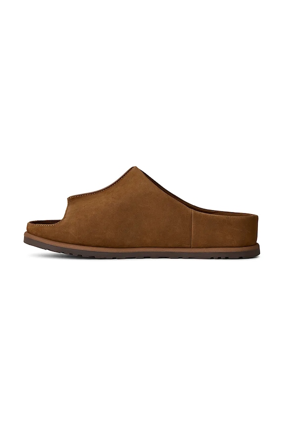Natikače od nubuk kože UGG M Otzo Slide smeđa 1177351.DKC