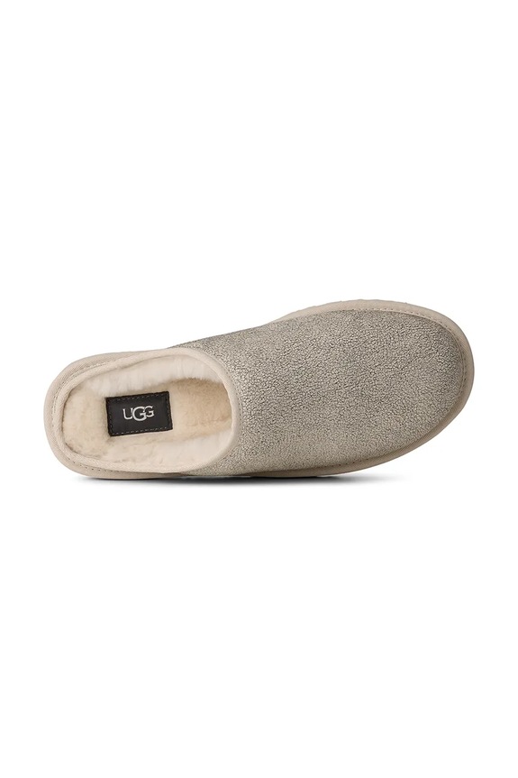 UGG papuče pánske kožené M Classic Slip-On Crackle 1177750.JSM béžová