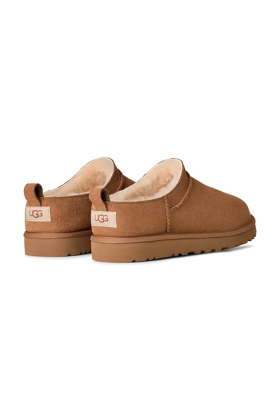 Obuća Kućne papuče od brušene kože UGG M Classic Micro 1180190.CHE smeđa