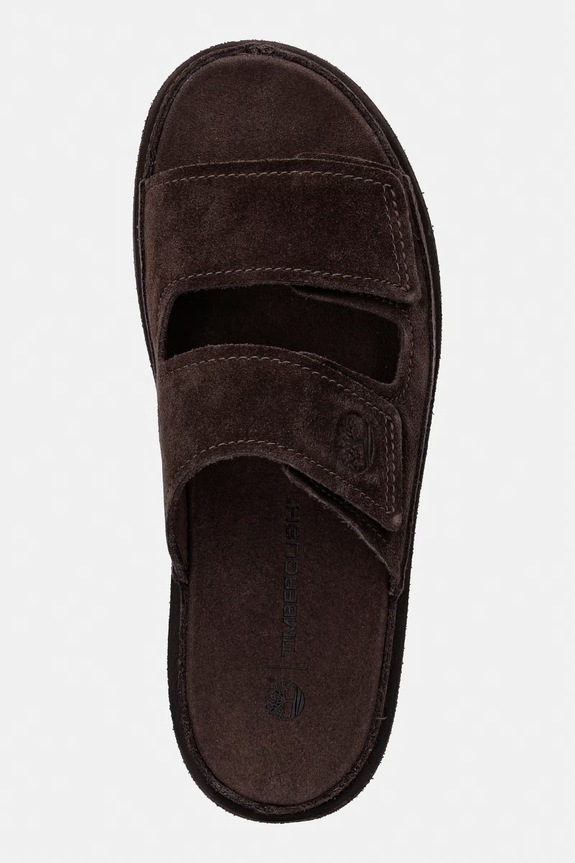 Timberland σαγιονάρες Ανδρικές σουέτ Casco Cove Slide καφέ TB0A2755EIV1