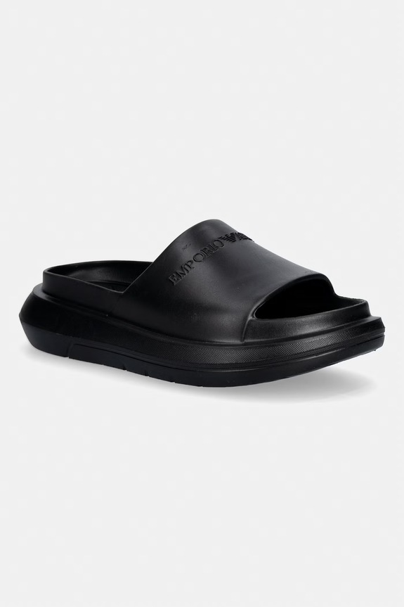 Emporio Armani papuci bărbați negru EM005960.AF26000.UC001