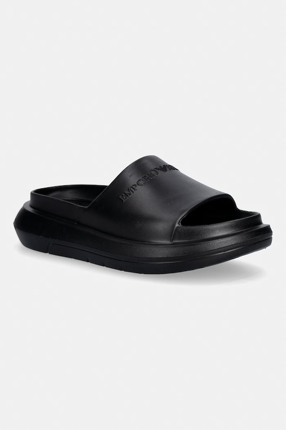 Emporio Armani papuci bărbați negru EM005960.AF26000.UC001