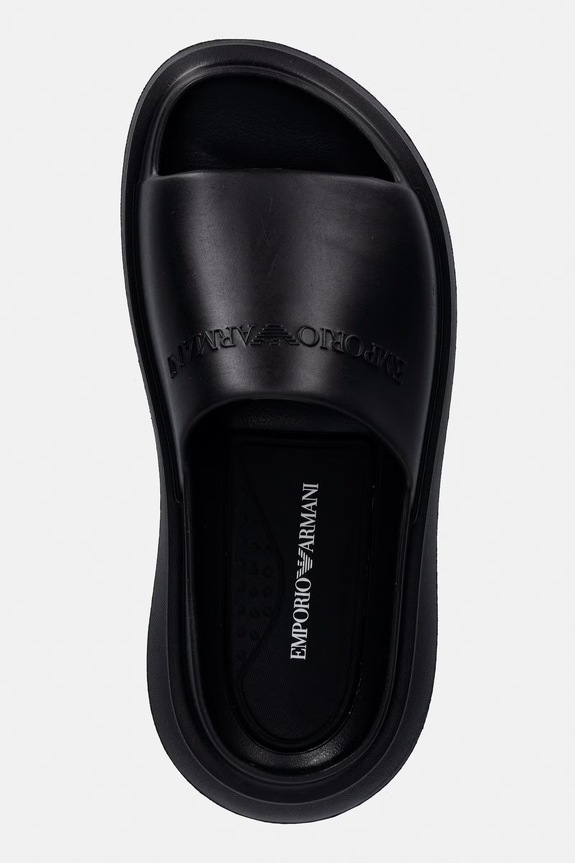 Emporio Armani papuci bărbați negru EM005960.AF26000.UC001