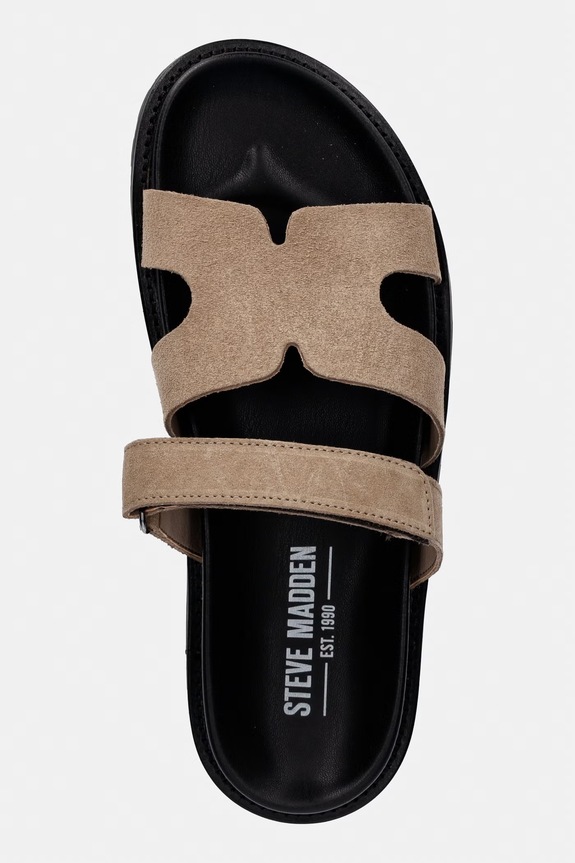 Велурени чехли Steve Madden Manu бежов 12000835.275