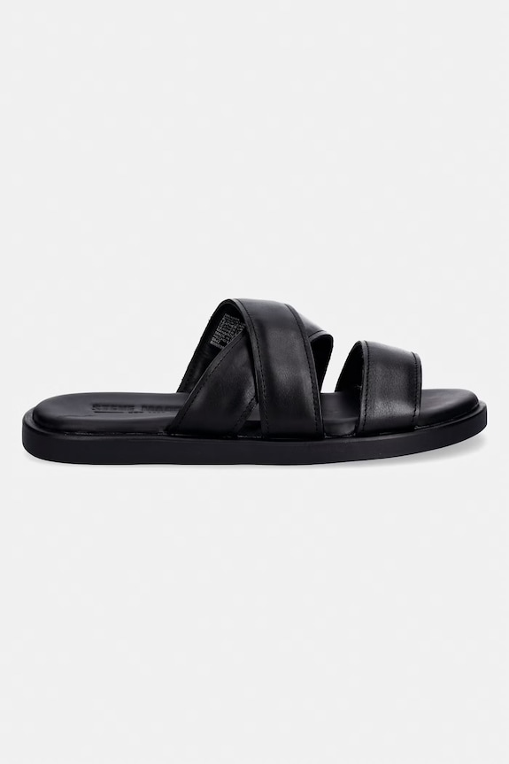 Δερμάτινες παντόφλες Steve Madden Grabba 12000926.017 μαύρο SS26