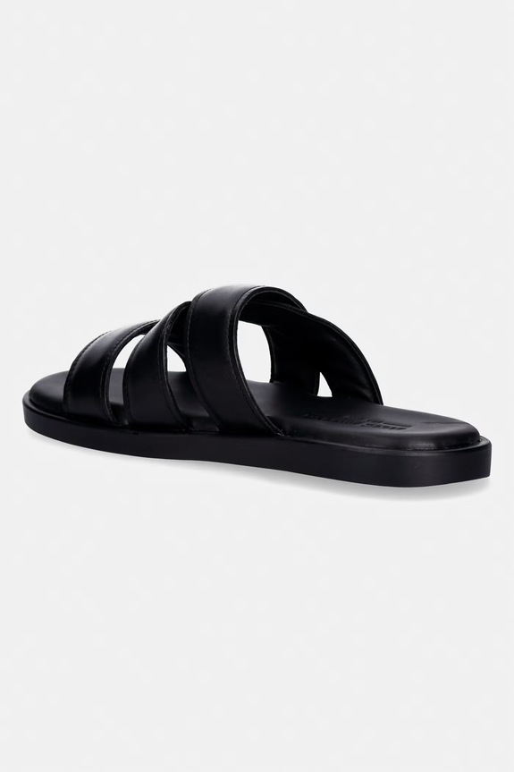 Παπούτσια Δερμάτινες παντόφλες Steve Madden Grabba 12000926.017 μαύρο