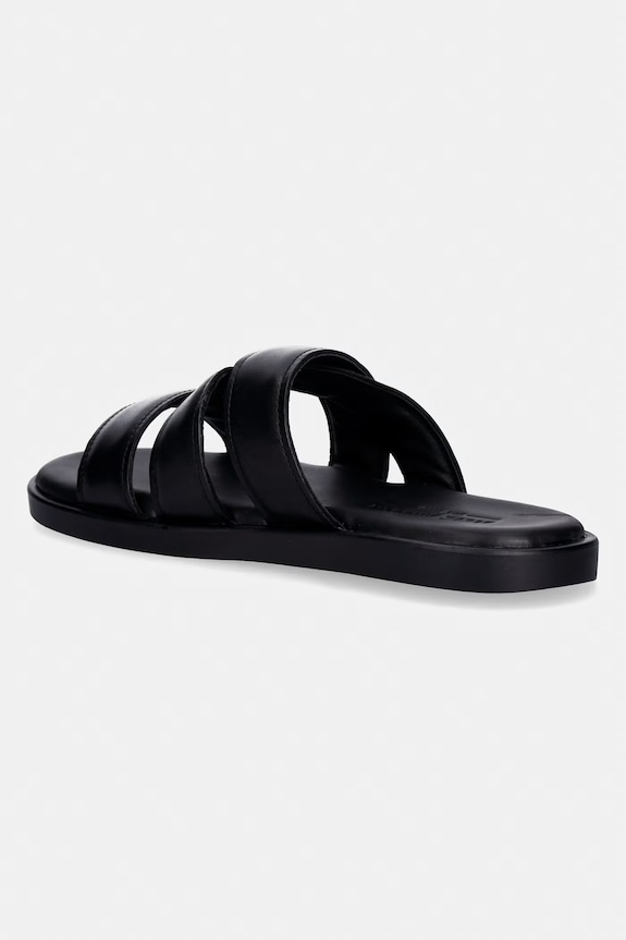 Παπούτσια Δερμάτινες παντόφλες Steve Madden Grabba 12000926.017 μαύρο