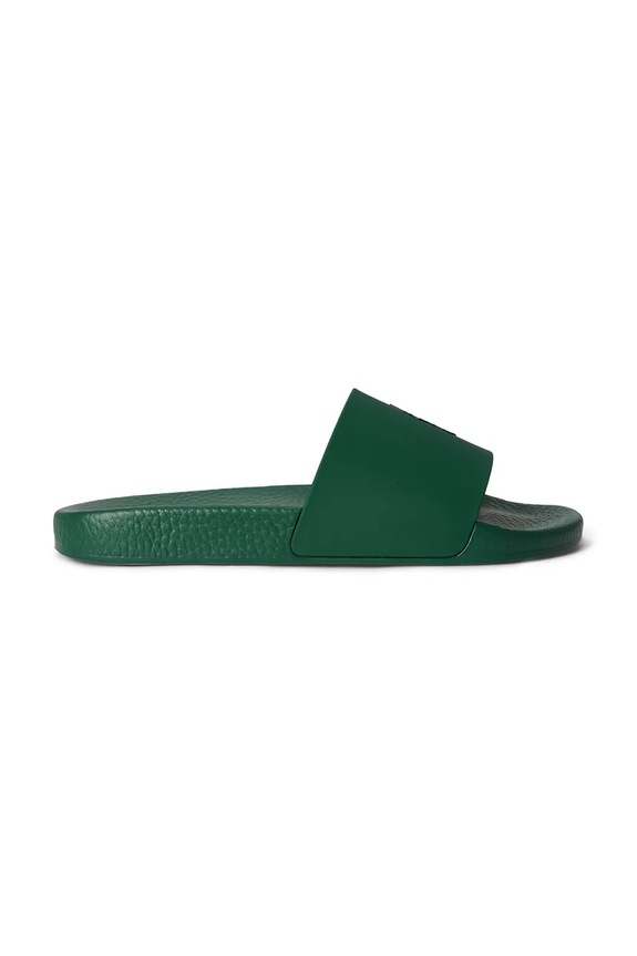 Polo Ralph Lauren шлёпанцы для бассейна для мужчин Polo Slide зелёный 809P07314002.300