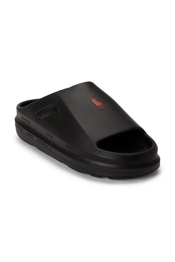 Polo Ralph Lauren klapki męskie Saber Slide 809P08335005.001 czarny SS26