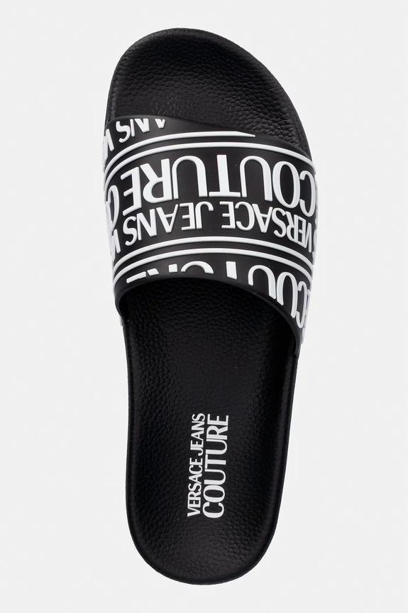 Versace Jeans Couture šľapky pánske čierna 80YA3SQ1.71352.899