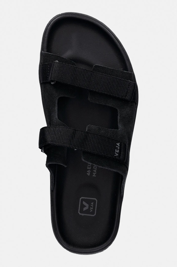 Veja papuci din piele ARPOADOR SUEDE negru AP3221036B