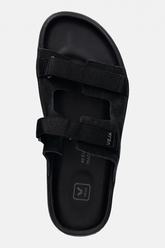 Veja papuci din piele ARPOADOR SUEDE negru AP3221036B
