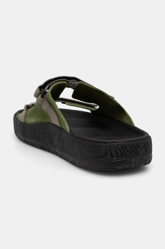 Obuwie Veja klapki ARPOADOR SUEDE AP3221037B zielony