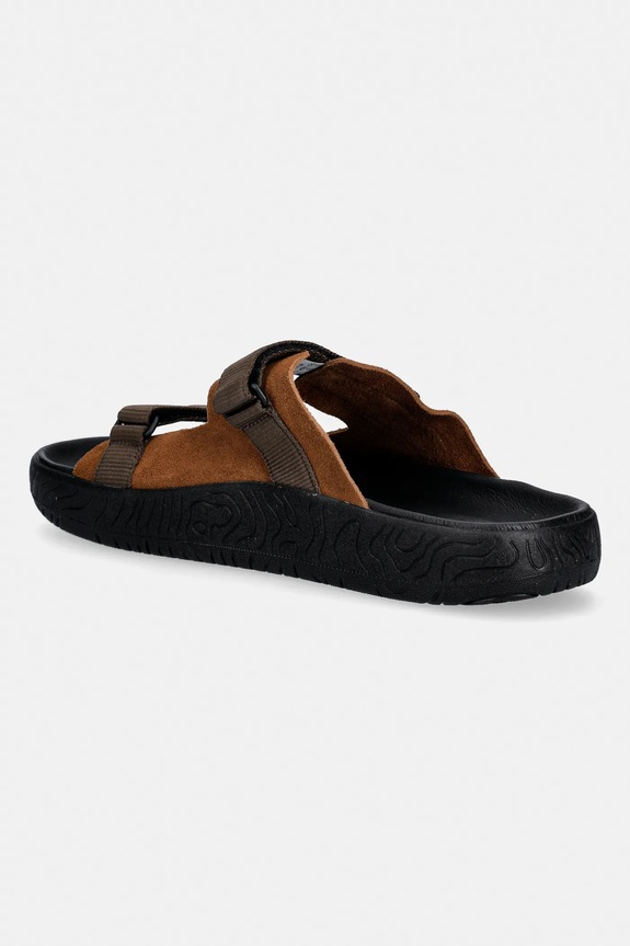 Obuwie Veja klapki zamszowe ARPOADOR SUEDE AP3221556B brązowy