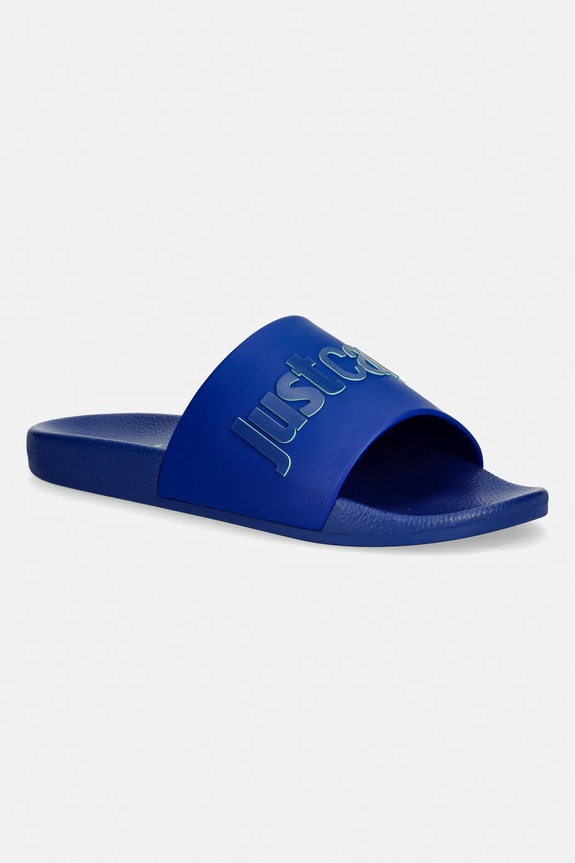 Just Cavalli šľapky dámske tmavomodrá 80QA3SZ1ZSE50264