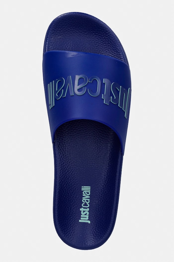 Just Cavalli šľapky dámske tmavomodrá 80QA3SZ1ZSE50264