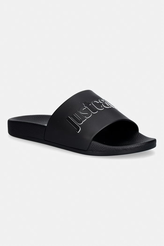 Just Cavalli klapki męskie czarny 80QA3SZ1ZSE50899