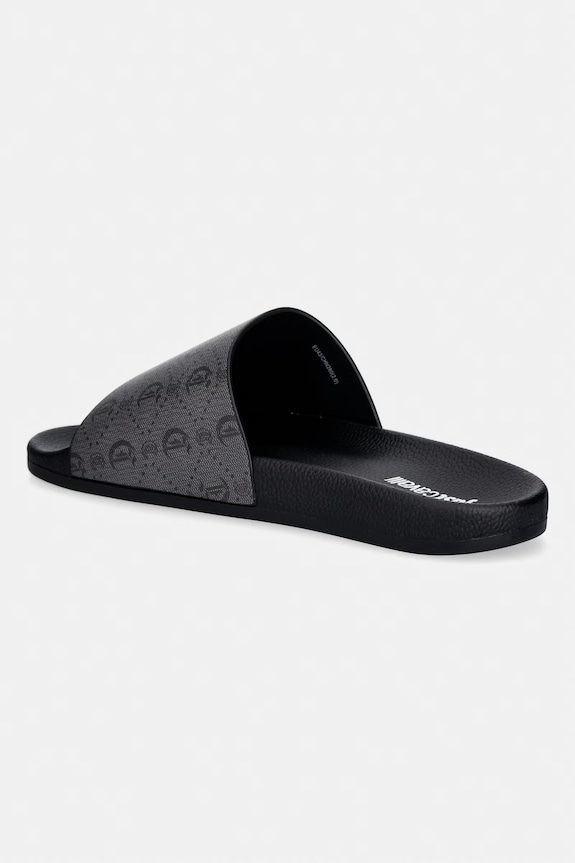 Obuv Pánske šľapky Just Cavalli 80QA3SZ4ZSE56R13 čierna