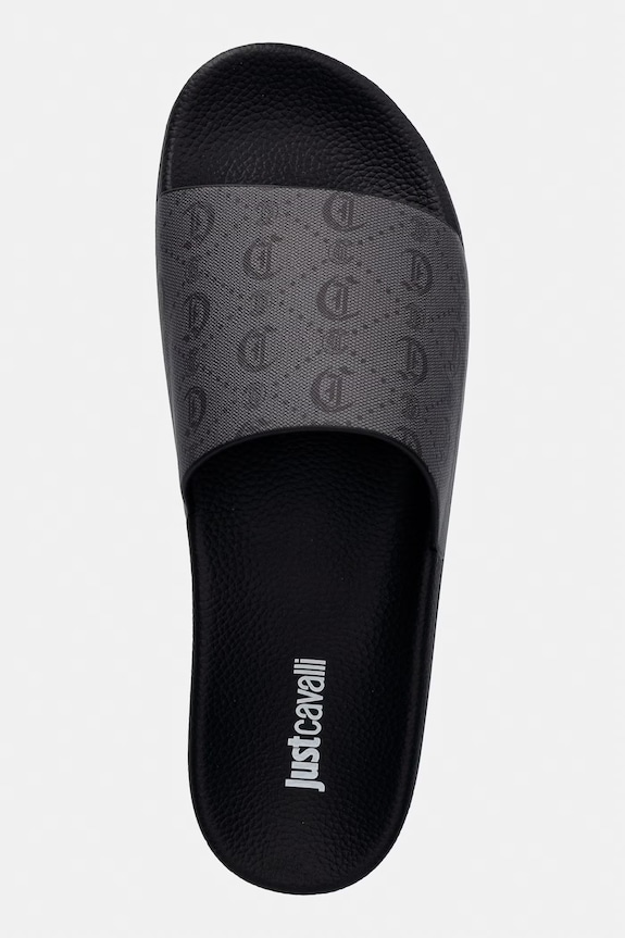 Pánske šľapky Just Cavalli čierna 80QA3SZ4ZSE56R13