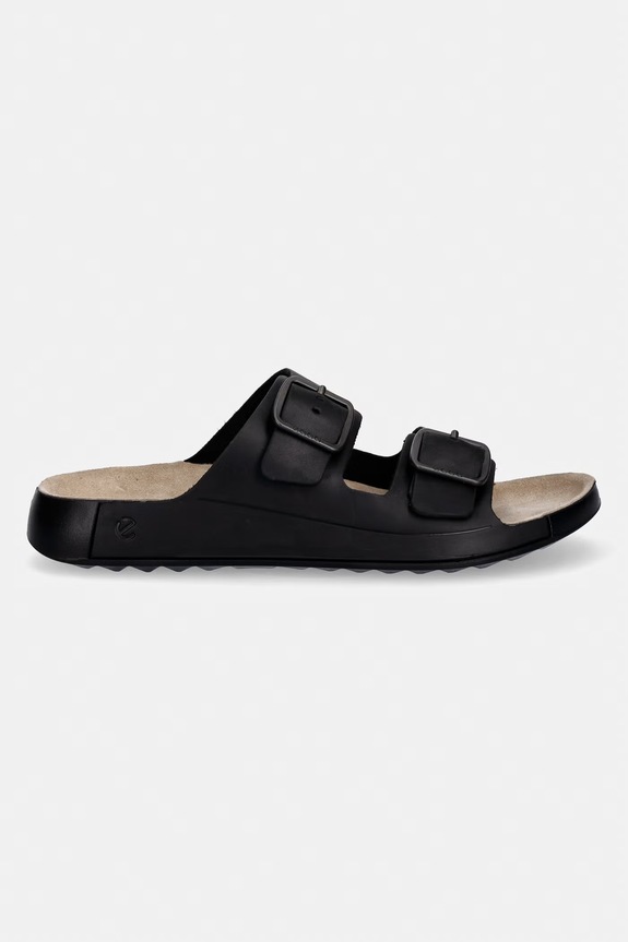 Ecco klapki skórzane Cozmo M 500984.02001 czarny SS26
