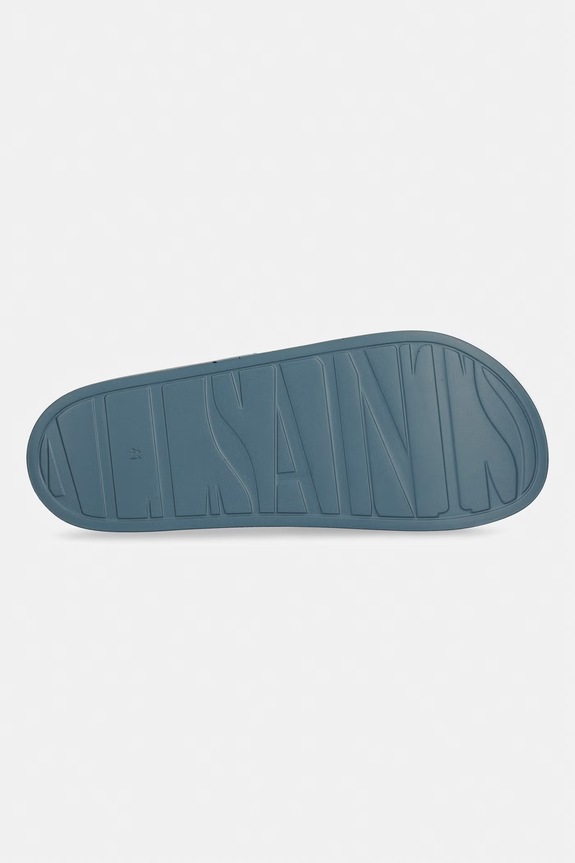 AllSaints klapki Date Slider M001FE niebieski