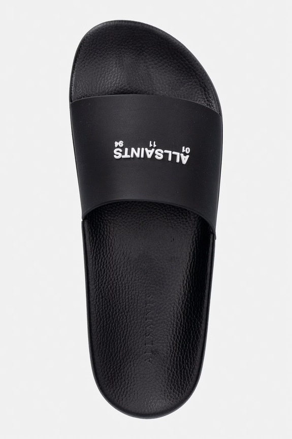 Šľapky AllSaints Date Slider čierna M001FE.BLK
