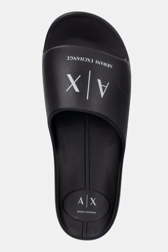 Armani Exchange klapki basenowe męskie czarny XM002744.AF23456.MC011
