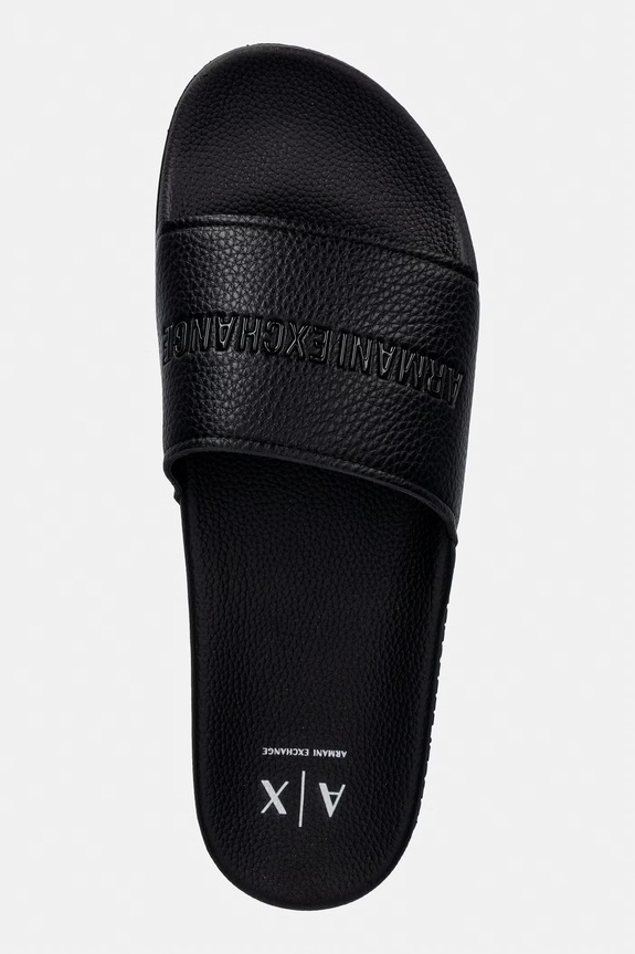 Armani Exchange šľapky na plávanie pánske čierna XM002887.AF22832.UC001
