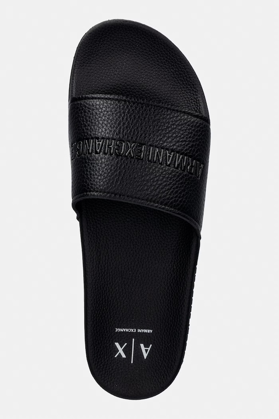 Armani Exchange šľapky na plávanie pánske čierna XM002887.AF22832.UC001