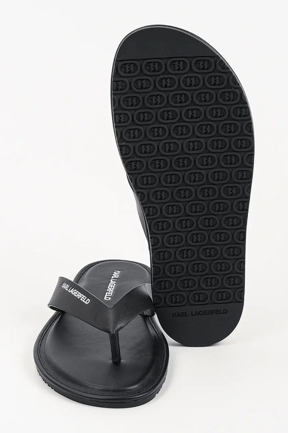 Karl Lagerfeld japonki skórzane Kastor Iv KL70206C.000 czarny