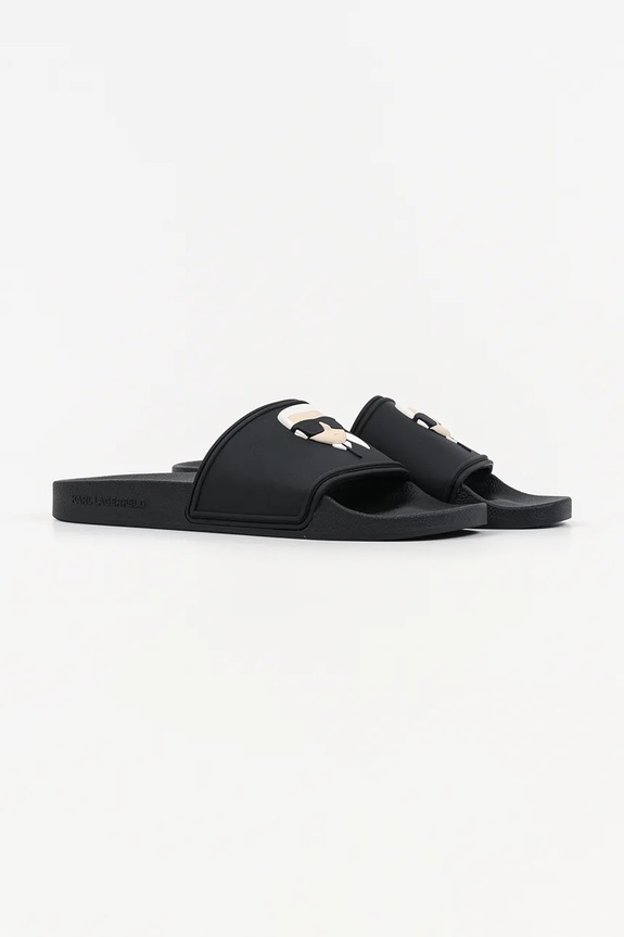 Παντόφλες Karl Lagerfeld Kondo Ii KL70005C.V00 μαύρο SS26