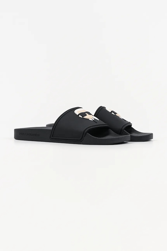 Παντόφλες Karl Lagerfeld Kondo Ii KL70005C.V00 μαύρο SS26
