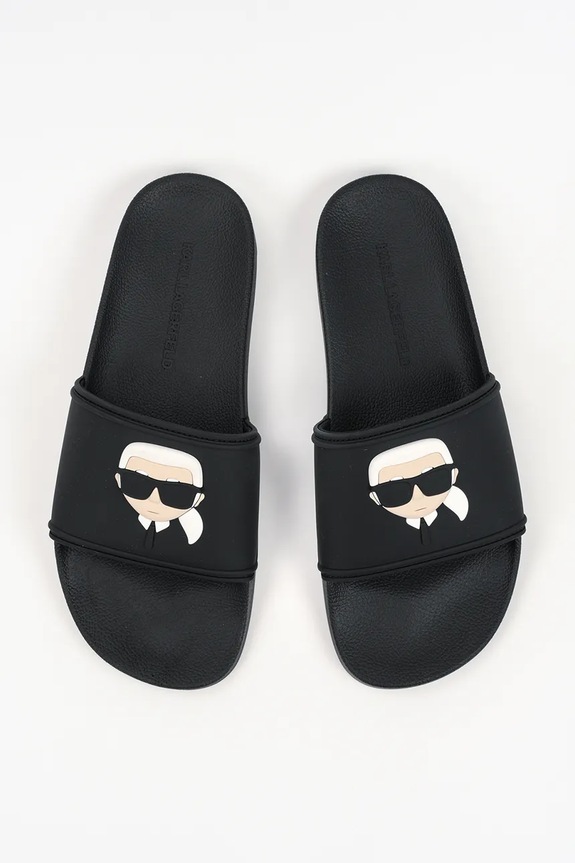 Παντόφλες Karl Lagerfeld Kondo Ii μαύρο KL70005C.V00