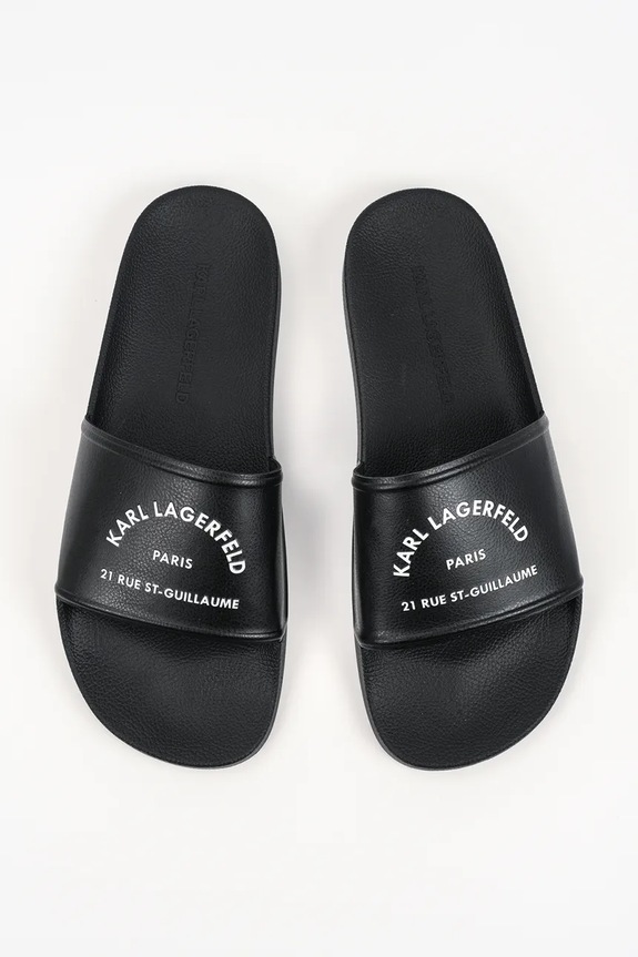 Karl Lagerfeld šľapky pánske Kondo Ii čierna KL70008C.V00