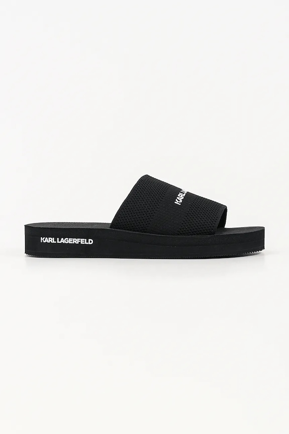 Karl Lagerfeld σαγιονάρες Atlantik μαύρο KL70506A.K00