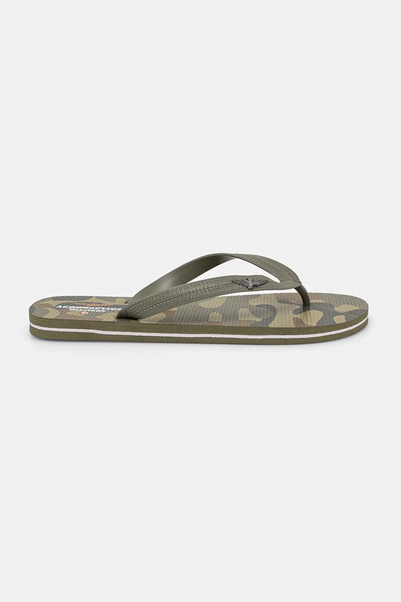 Aeronautica Militare pánske šľapky INFRADITO 261SC0243UCT03112.94398 zelená SS26